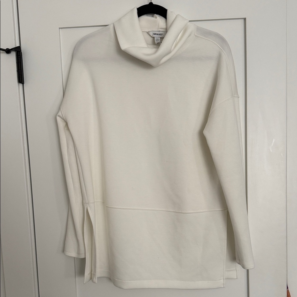 SPANX Off-White Air Essentials Turtleneck Tunic